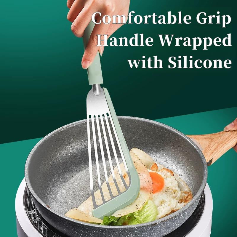 Food Grade Silicone Butterfly Spatula - Heat Resistant Non-Stick Pan Turner for Frying Fish, Pancakes & Stir-Fry-Yy