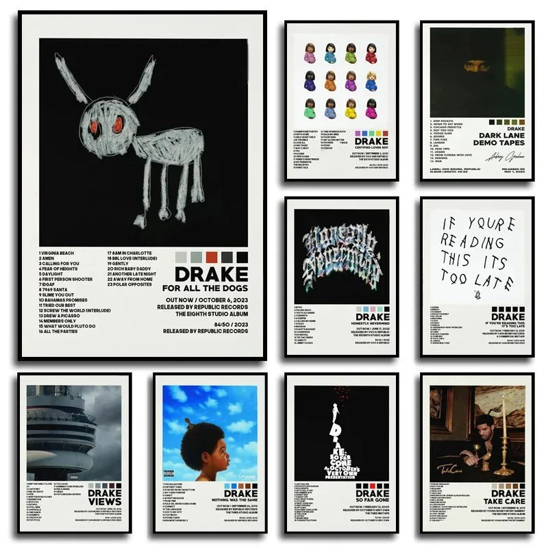 Drake Album Cover Posters
