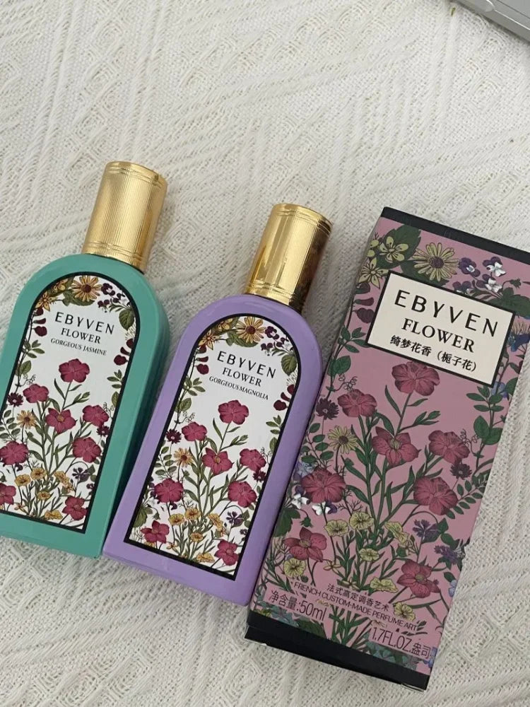 Women Floral Perfume Jasmine Gardenia Magnolia 50ml Fresh Natura Lasting Fragrance Dreamy Floral Scent For Brand Eau De Toilette