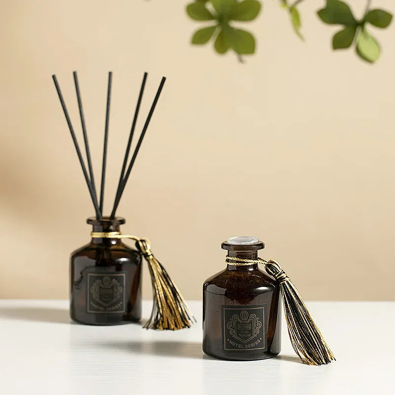 50ml Reed Diffuser Sets with Fragrance expanding stick Healton Homestay Hotel Rattan Aromatherapy  Air Freshener Home Fragrance
