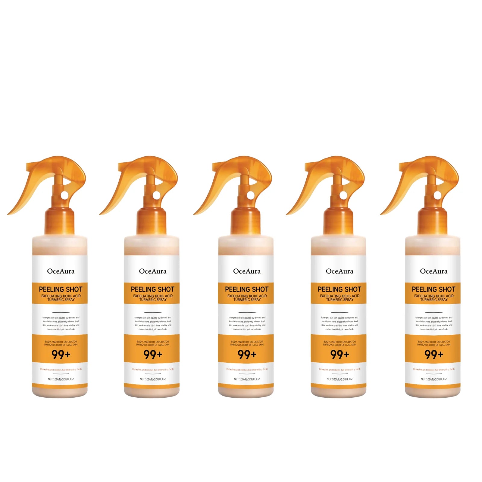Body Keratin Care Kojic Acid Turmeric Spray Gently Exfoliating Peeling Solution Nourishing Hydrating Skin Care All Skin Types