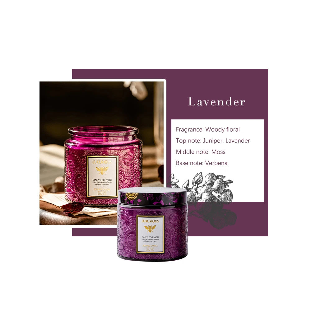 Luxury Vanilla Scented Candle