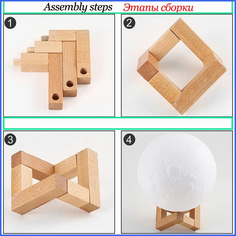 3D LED Moon Lamp Nightlight Fairy Table Bedroom Bedside Cute Kids Night Light for Room Birthday Party Decoration Christmas Gifts