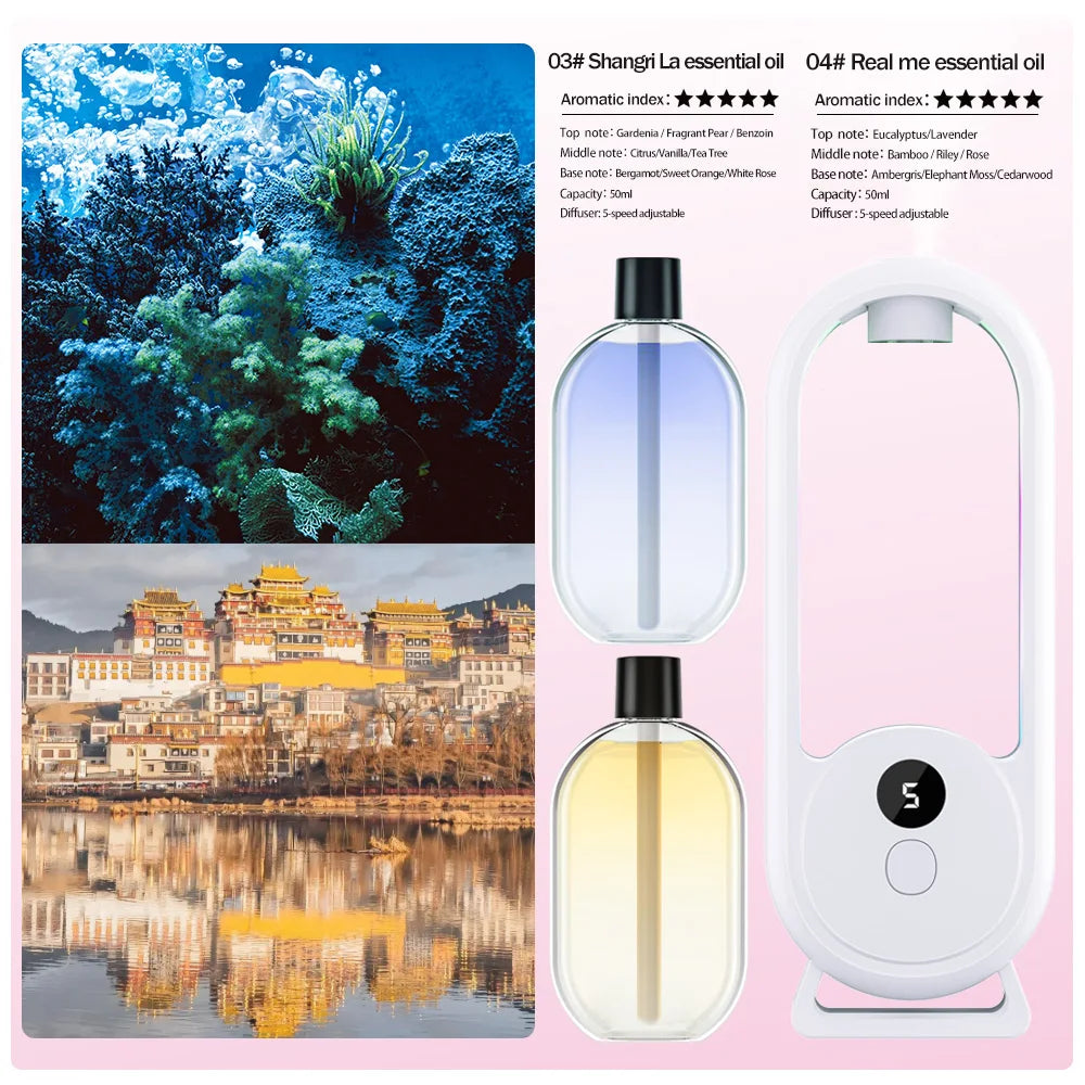 Rechargeable Portable Essential Oil Aroma Diffuser