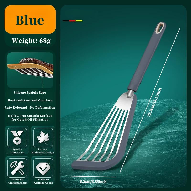 Food Grade Silicone Butterfly Spatula - Heat Resistant Non-Stick Pan Turner for Frying Fish, Pancakes & Stir-Fry-Yy