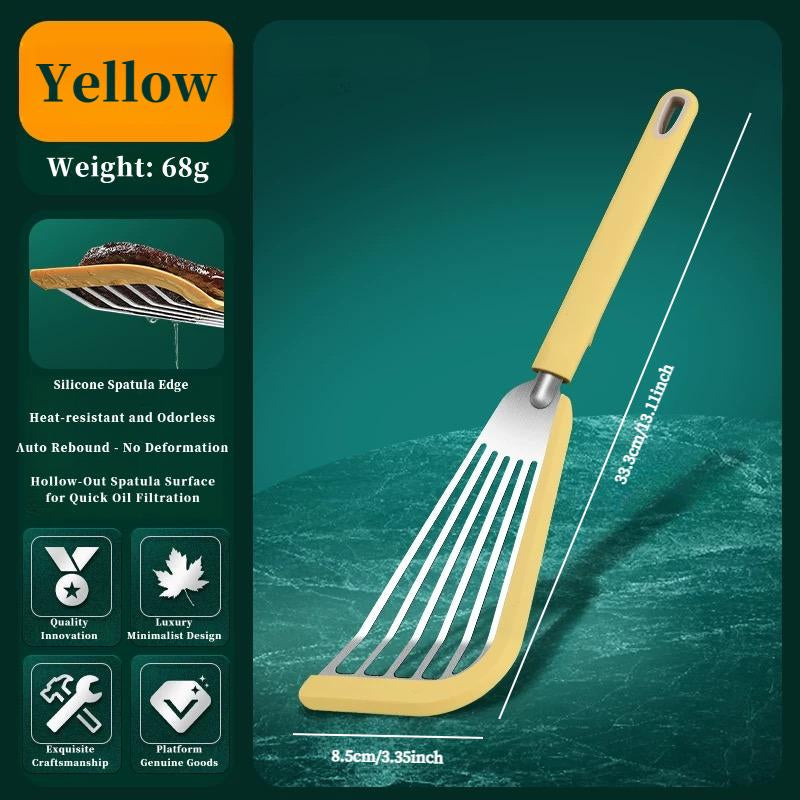 Food Grade Silicone Butterfly Spatula - Heat Resistant Non-Stick Pan Turner for Frying Fish, Pancakes & Stir-Fry-Yy