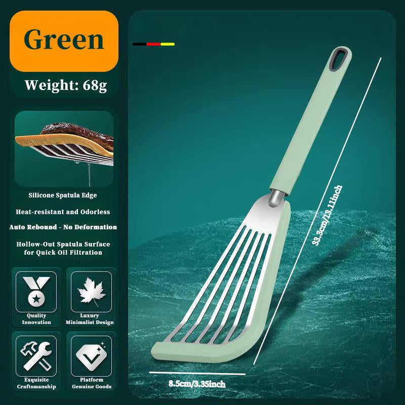 Food Grade Silicone Butterfly Spatula - Heat Resistant Non-Stick Pan Turner for Frying Fish, Pancakes & Stir-Fry-Yy